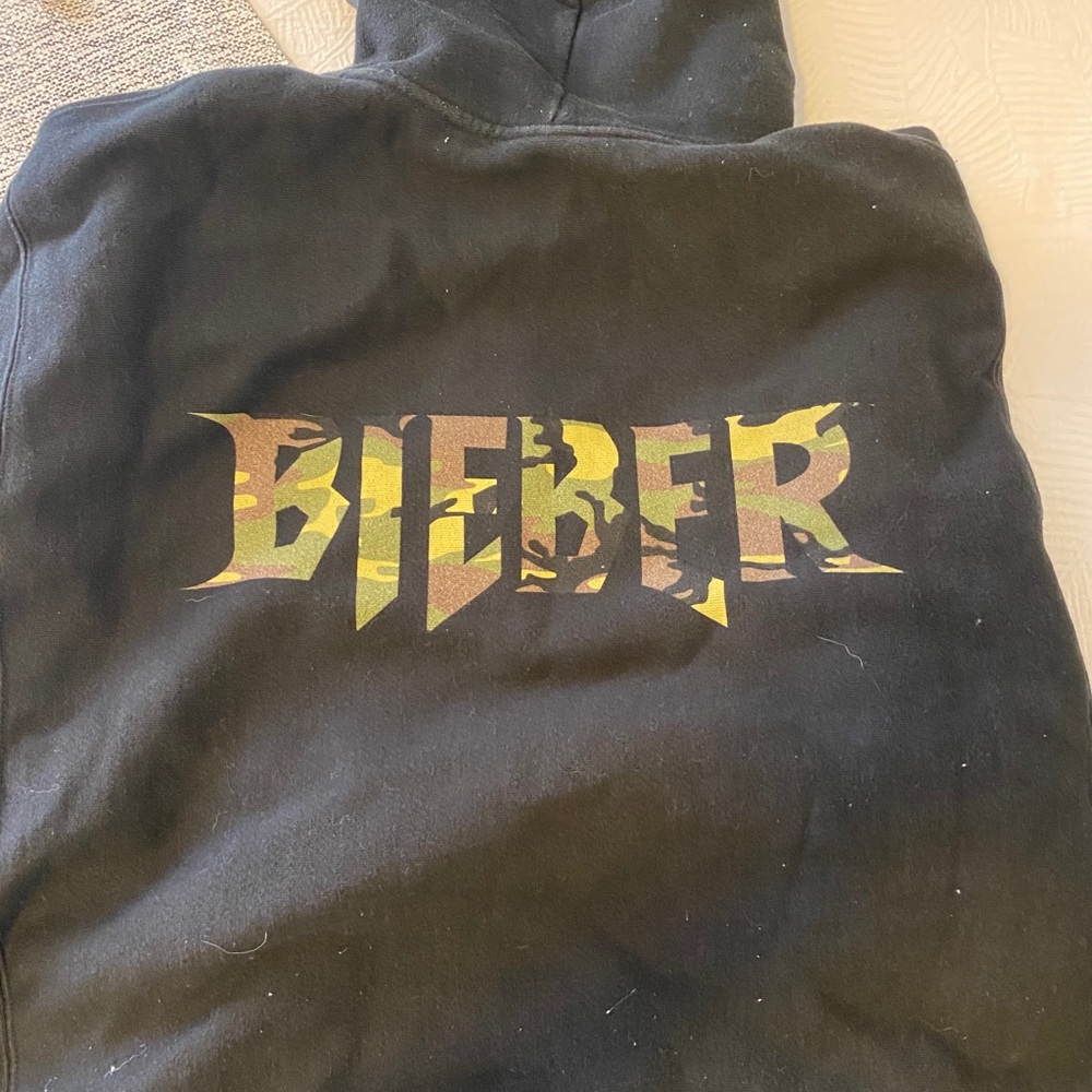 Justin Bieber 2016 Purpose Tour Camo Swearshirt